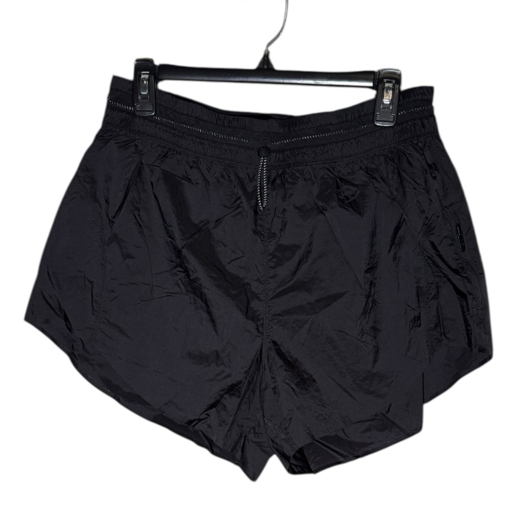 NWOT LULULEMON Step Out Black Packable High Rise 3" Shorts Size 12 - Picture 4 of 14